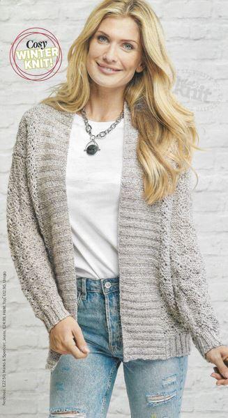 Garter Diamonds Cardigan