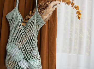 Foldable Net Bag in Yarn and Colors Must-Have - YAC100067 - Downloadable PDF