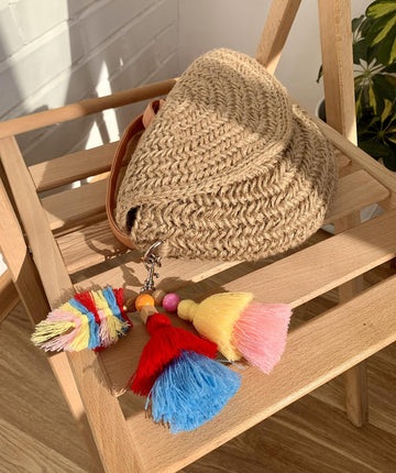 Crochet Jute Saddle Bag Pattern: Boho Tassel Shoulder Bag
