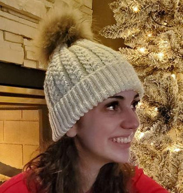 Snowflake Cable Hat