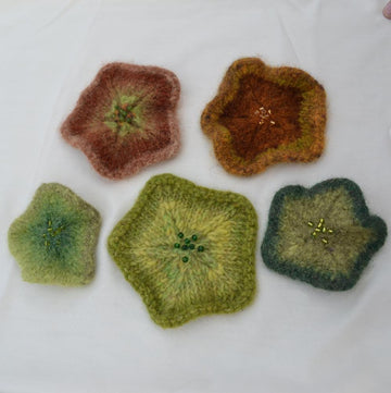 Felted Star Ornaments