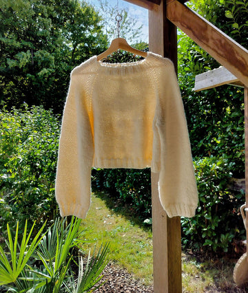 Simple cropped sweater
