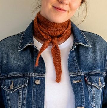 Slip stitch scarf