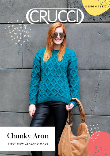 1637 Chunky Aran Sweater