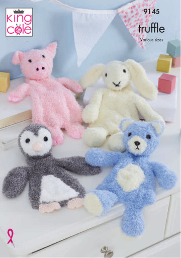 Toys in King Cole Truffle DK - 9145 - Leaflet