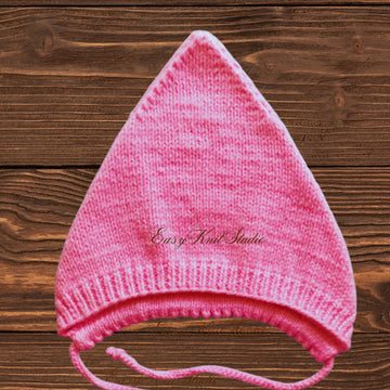 Baby Elf Knit Bonnet