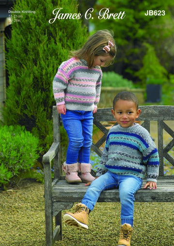 Jumper in James C. Brett Fairground DK - JB623 - Leaflet