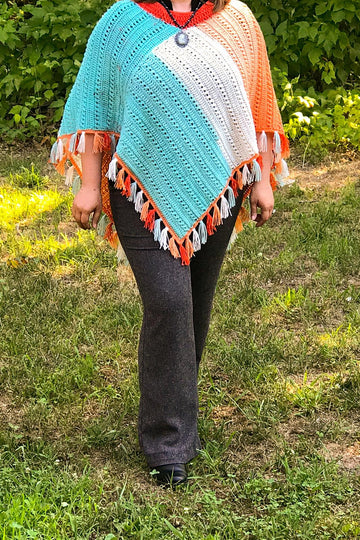 Aspen Fringed Poncho