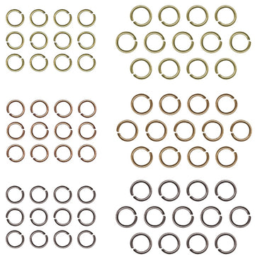 ODDITIES Idea-Ology Metal Jump Rings 8mm & 10mm Antique Nickel,