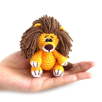 Crochet miniature Lion pattern - Amigurumi Lion pattern - Crochet Lion King
