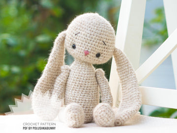 Crochet Pattern Little Bunny toy, amigurumi