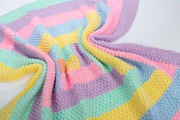 Log Cabin Blanket in Deramores Studio Baby Soft DK Acrylic - Downloadable PDF