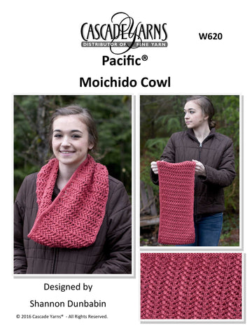Moichico Cowl in Cascade Yarns Pacific - W620 - Downloadable PDF