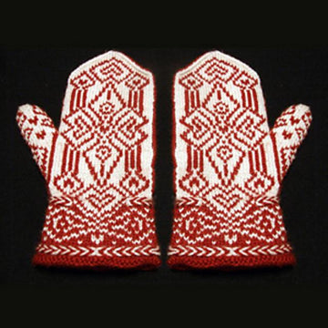 The Spear Maiden's Heart Mittens
