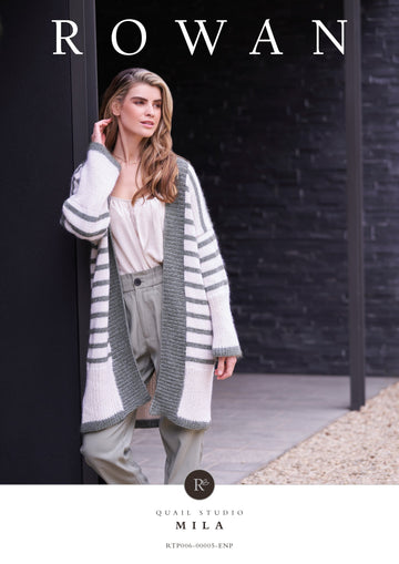 Mila Cardigan in Rowan Cotton Cashmere & Kidsilk Haze - Downloadable PDF