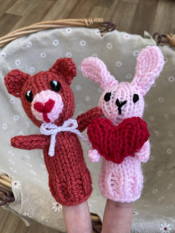 Valentines Finger Puppets