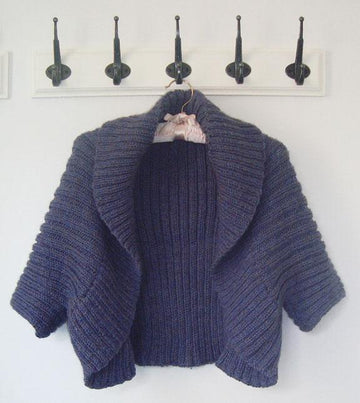 Aran Shrug Knitting Pattern