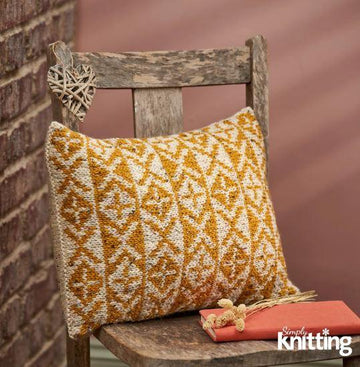 Fair Isle Stripes Cushion Cover