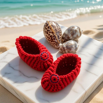 Baby Shoes Crochet Pattern PDF – Newborn Booties 0–3 Months + Video Tutorial