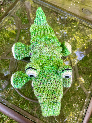 Crocodile Crochet Hand