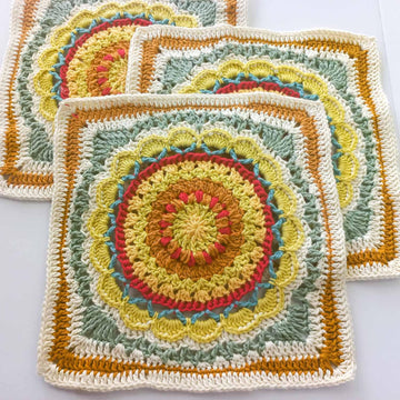 Sunnydays Crochet Blanket Square