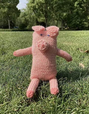 The Pig knitted soft toy