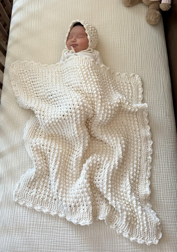 Ella blanket and bonnet