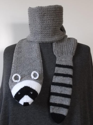 Raccoon scarf