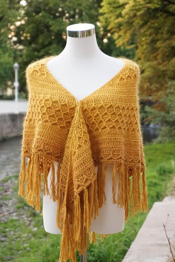 Dipped in Honey shawl
