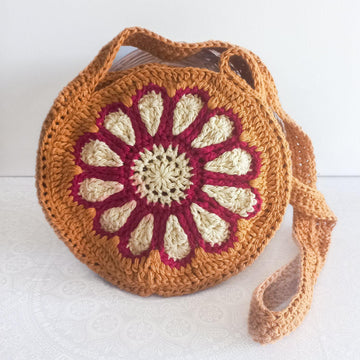 Big Flower Circle Bag
