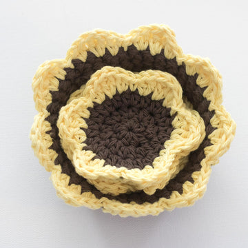 Sunflower Coasters and Baskets