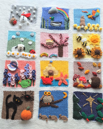 THE YEAR ROUND Calendar blanket
