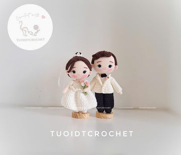Wedding couple doll