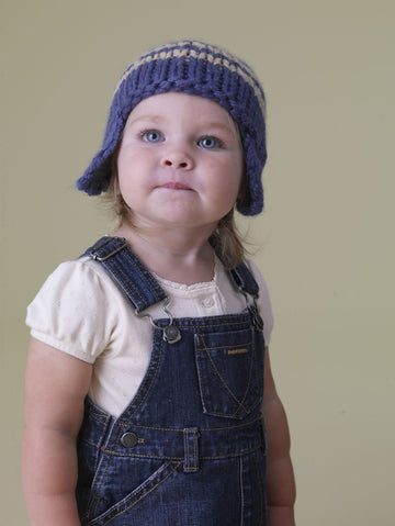 Kid's Helmet Hat in Lion Brand Jiffy - 60198AD