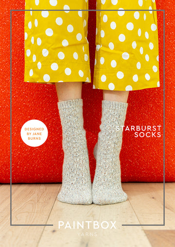 Starburst Socks - Free Knitting Pattern For Women in Paintbox Yarns Socks
