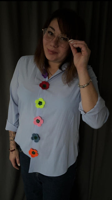 Flower button