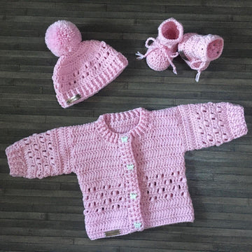 Izzy Baby Cardigan Set