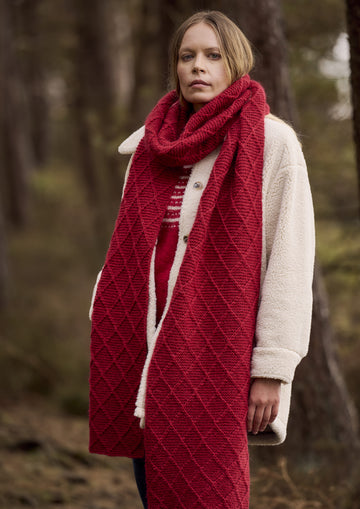 Englehard Scarf In Rowan Kid Classic - Downloadable PDF