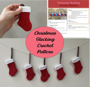 Christmas Stocking Decoration Crochet Pattern