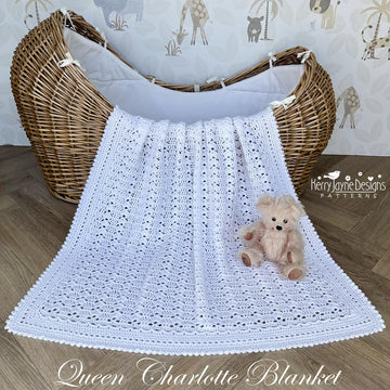 Queen Charlotte Blanket and Bonnet
