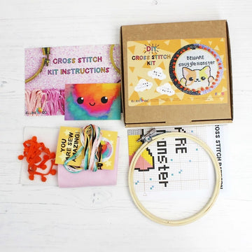 Ellbie Co. Snuggle Monster Cross Stitch Kit