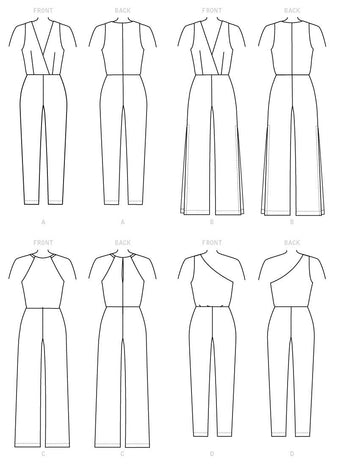 McCall's Misses' Jumpsuits M7910 - Sewing Pattern