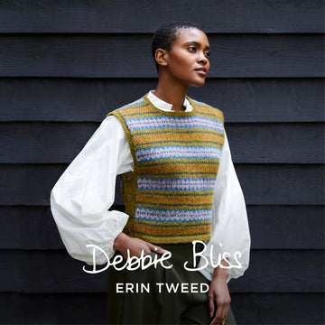 Orla - Tank Top Knitting Pattern For Women in Debbie Bliss Erin Tweed by Debbie Bliss