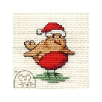 Mouseloft Make Me for Christmas - Robin Cross Stitch Kit - 64mm