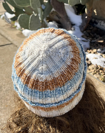 Two by Two Watch Cap -- a loom knit pattern