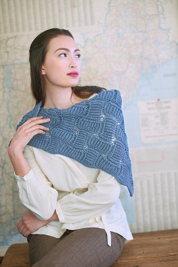 Beatriz Shawl in Berroco Arno - Downloadable PDF