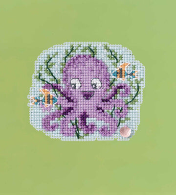 Mill Hill Octy Cross Stitch Kit - 3.25inw x 2.5in