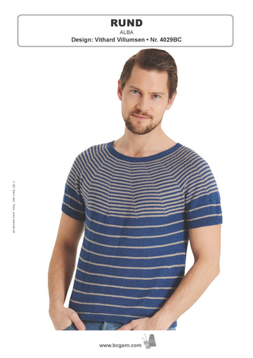 Rund T-Shirt in BC Garn Alba - 4029BC - Downloadable PDF