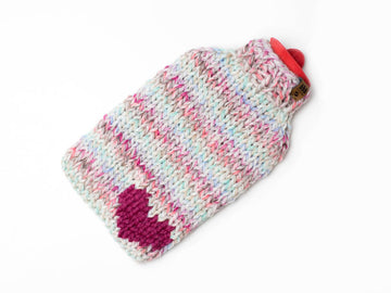 Hot Water Bottle Cover Mini Heart Corner Hottie Cozy