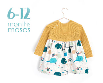 Size 6-12 months - Prehistoric Bodice / Sweater